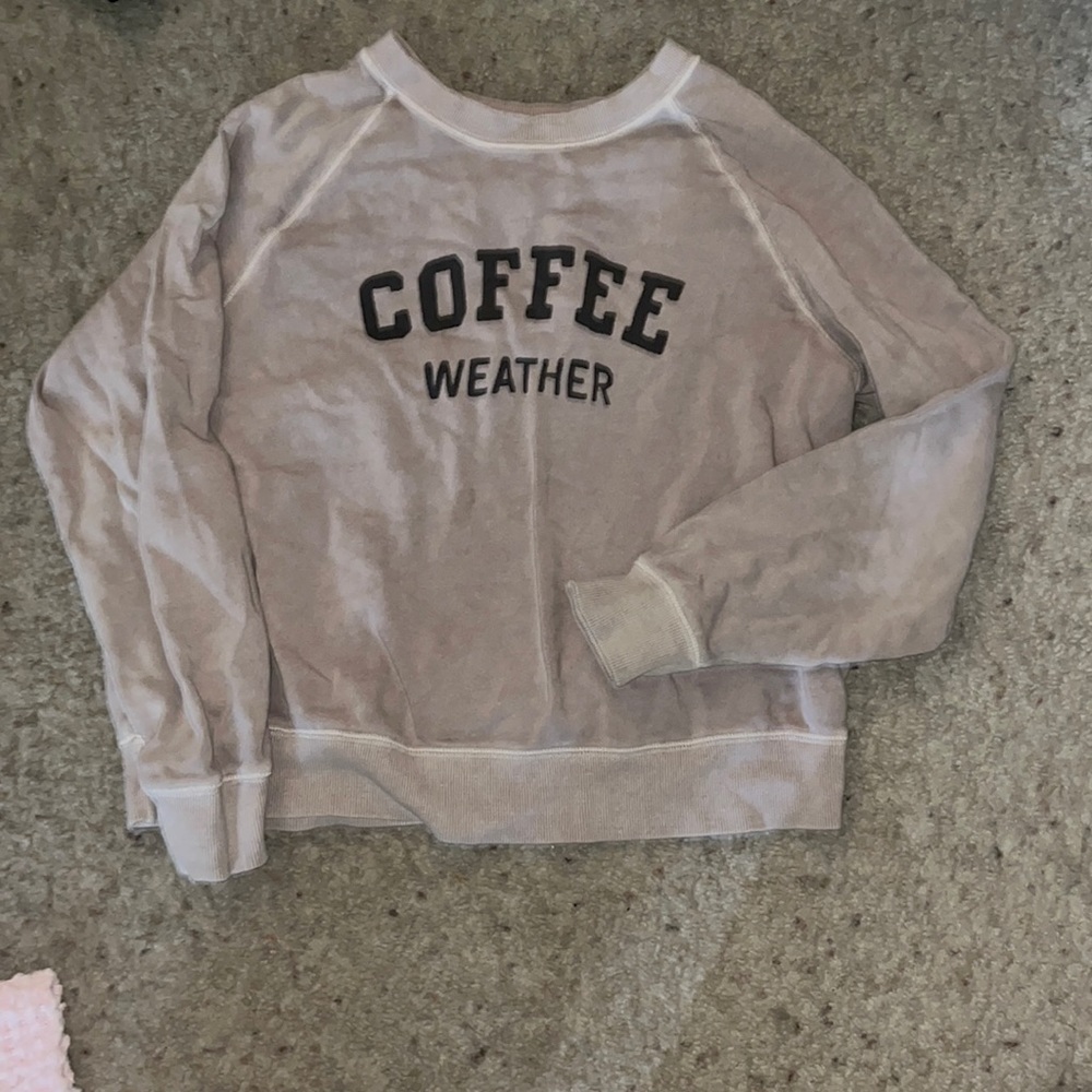 Coffee Weather sweatshirt from Old Navy